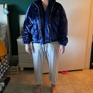 Free People Velvet Festival Jacket
